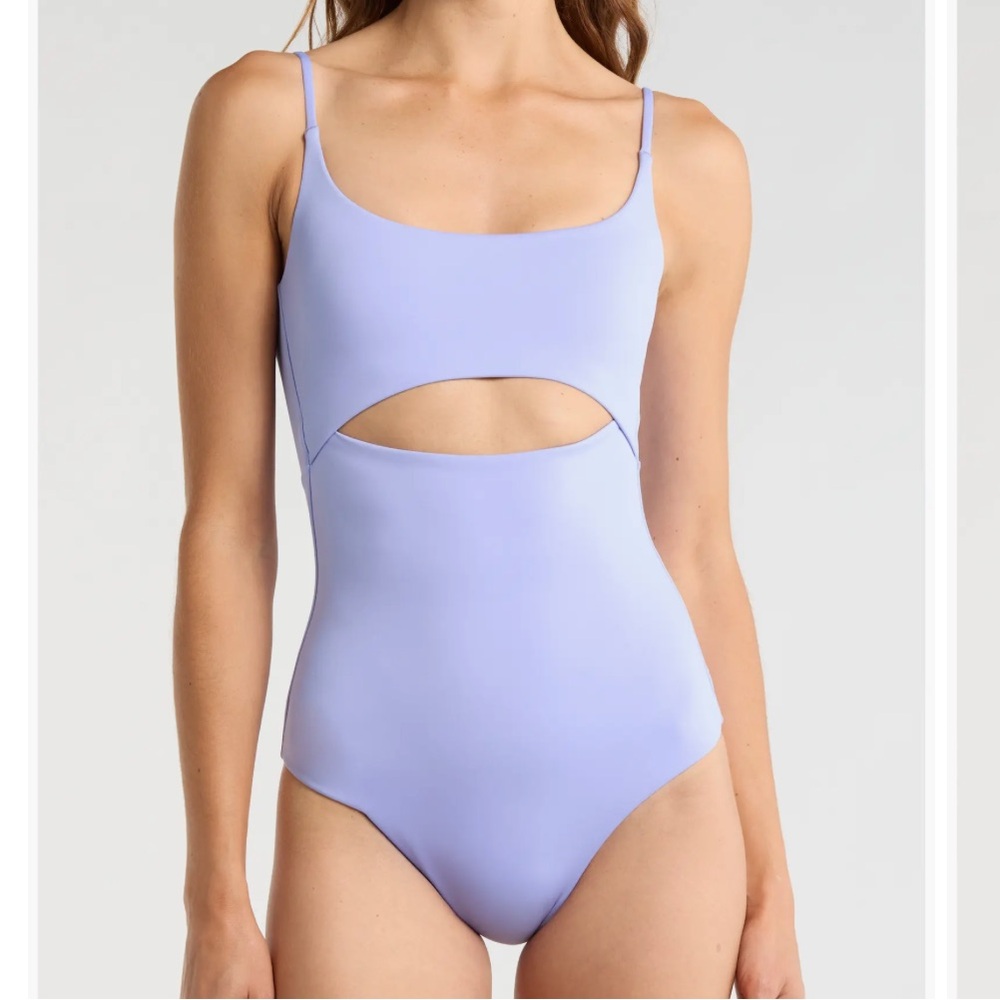 Left on Friday Peak Cutout One-Piece Swimsuit